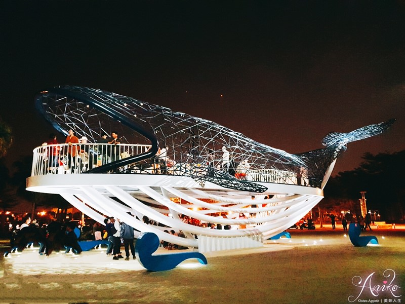 【台南景點】大魚的祝福。安平新地標！港濱歷史公園裡的巨大鯨魚