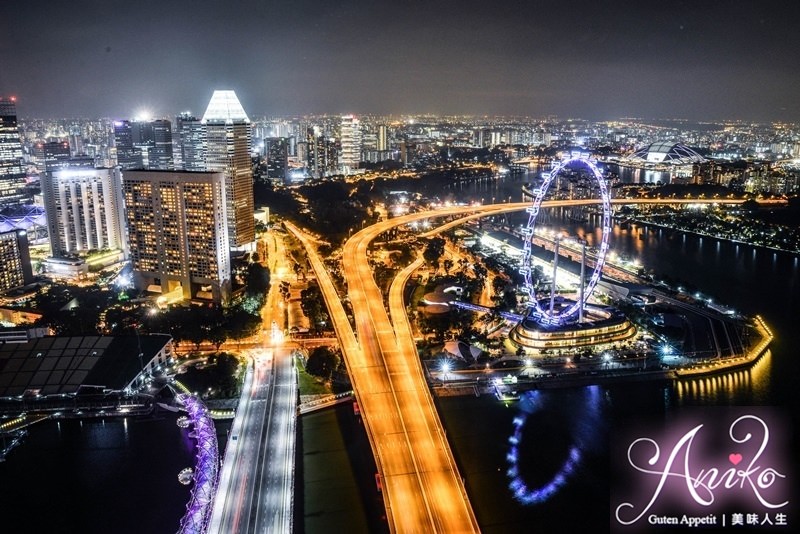 【新加坡自由行】5天4夜新加坡自由行。金沙酒店空中花園Skypark & 燈光秀～新加坡頂級夜景盡收眼底